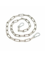 Rimba - Ketting gelast Met karabijn haken - 100 cm