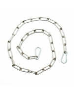 Rimba - Ketting gelast Met karabijn haken - 100 cm