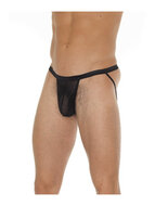 Amorable - Transparante Jockstrap Slip - Zwart
