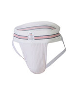 BIKE Jockstrap heren string - tailleband 3 inch - wit