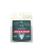 BIKE Jockstrap met elastische band 2 inch wit/grijs