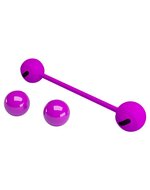 Pretty Love - Kegel Ball III - Vaginale bekkenbodem training Balletjes Met Metalen kogels - Roze