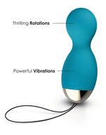 LELO - Hula Beads - Roterende En Vibrerende vagina Balletjes - Turquoise