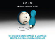 LELO - Hula Beads - Roterende En Vibrerende vagina Balletjes - Turquoise