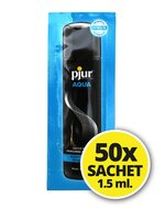Pjur Aqua Glijmiddel op waterbasis - 50 sachets van 1.5 ml