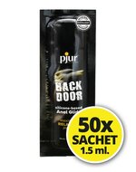 Pjur Back Door Relaxing Anaal Glijmiddel op siliconen basis - 50 sachets van 1.5 ml