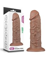 Lovetoy - Realistische Chubby XXL Dildo 27 cm - Bruin