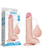 Lovetoy - Squirt Extreme Dildo 25 cm - Lichte Huidskleur