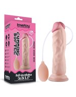 Lovetoy - Zachte Spuitende Dildo - Met Squirt Functie - 21 cm - Lichte Huidskleur