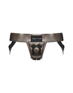 Strap-on-Me Pegging Harnas PVC Leatherette CURIOUS - bronskleurig