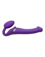 Strap-on-Me - Vibrerende Strapless Strapon | Voorbinddildo met 3 motoren - paars - maat M