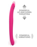 Dorcel - Orgasmic Double Do - Dubbele Vibrerende En Stotende Dildo - Roze