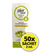 Pjur Med Repair Verzorgend Glijmiddel op Waterbasis - 50 sachets van 2 ml
