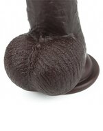 Lovetoy - Realistische XXL Dildo Met Zuignap 23 x 4 cm - Bruin