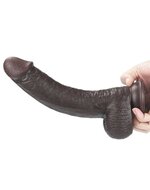 Lovetoy - Realistische XXL Dildo Met Zuignap 23 x 4 cm - Bruin