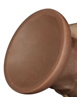Lovetoy - Realistische Chubby XXL Dildo 27 cm - Bruin
