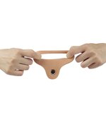 Lovetoy - Ultrasoft Double - Vibrerende Voorbinddildo voor dubbele penetratie - 16 cm