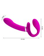 Pretty Love - Strapless Strap-on VoorbindVibrator Valerie - Roze