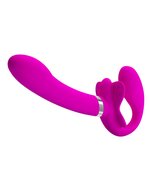 Pretty Love - Strapless Strap-on VoorbindVibrator Valerie - Roze