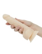Naked Addiction - Stotende Dildo Met Zuignap En Afstandsbediening - Dubbellaags Siliconen - 18 cm