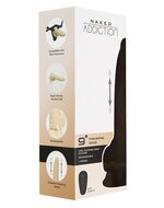 Naked Addiction - Stotende Dildo Met Zuignap En Afstandsbediening - Dubbellaags Siliconen - 18 cm