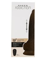 Naked Addiction - Stotende Dildo Met Zuignap En Afstandsbediening - Dubbellaags Siliconen - 18 cm