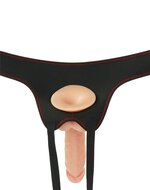 Lovetoy - Easy Strap-on Set Met dildo Van 19 cm Met Balzak - Lichte Huidskleur