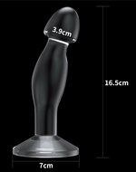 Lovetoy - Flawless - Transparante Prostaat Plug - 16.5 cm