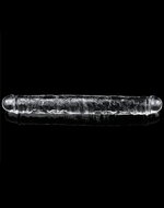 Lovetoy - Flawless - Dubbele Dildo - 30 x 3.5 cm - Transparant