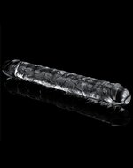 Lovetoy - Flawless - Dubbele Dildo - 30 x 3.5 cm - Transparant