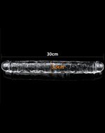 Lovetoy - Flawless - Dubbele Dildo - 30 x 3.5 cm - Transparant