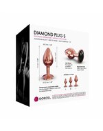 Dorcel - Diamond Metalen Buttplug - Rosƒó Goud - Maat S