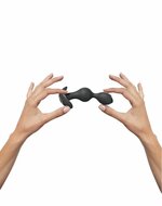 Love to Love - Twinny Bud - Buigbare Vibrerende Buttplug - Zwart