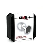 Rimba - Buttplug Klein Met Zwart Kristal 3 x 7.3 cm