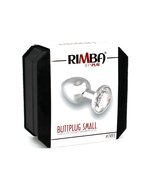 Rimba - Buttplug Klein Met Wit Kristal 3 x 7.3 cm