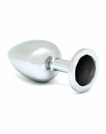 Rimba - Buttplug Groot Met Zwart Kristal