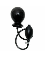 Rimba - Opblaasbare Latex Buttplug Met Massieve Kern
