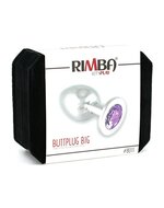 Rimba - Buttplug Groot Met Paars Kristal