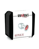 Rimba - Buttplug XS met kristal - rood