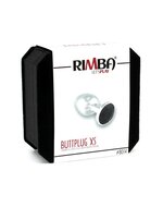 Rimba - Buttplug XS met zwart kristal