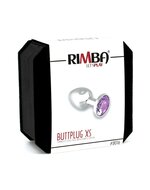 Rimba - Buttplug XS met paars kristal