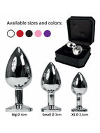 Rimba - Buttplug XS met paars kristal