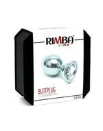 Rimba - Buttplug Small Met Kristal In hartvorm - Transparant