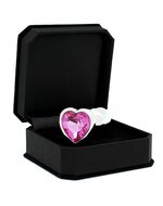 Rimba - Buttplug Small Met Kristal In hartvorm - Roze
