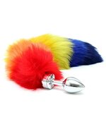 Rimba - Buttplug RVS Klein Met unicorn staart