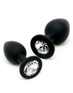 Rimba - Buttplug Duo Set Siliconen Met Kristal