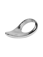 Rimba - Cockring RVS Teardrop om het perineum te stimuleren - Diameter 45 mm
