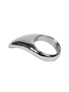 Rimba - Cockring RVS Teardrop om het perineum te stimuleren - Diameter 45 mm
