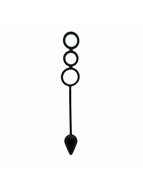 Siliconen Cockring met buttplug