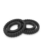 Dorcel - Dual Ring - Siliconen Rekbare Cockring - Zwart